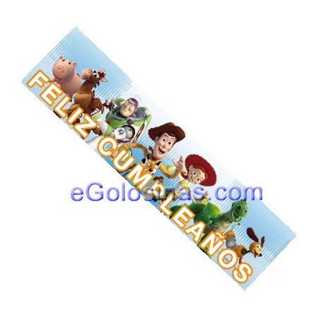 artículos de fiesta cartel toy story feliz cumpleaños 6uds