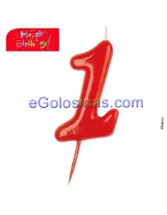 Velas De Cumpleaños Nº 1 De 12Uds