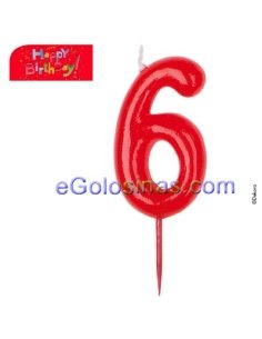 Velas De Cumpleaños Nº 6 De 12Uds