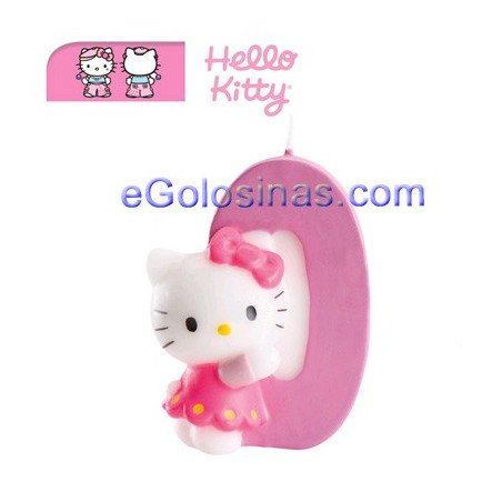 velas cumpleaños hello kitty nº 0 1uds para tartas
