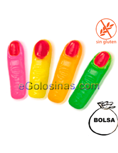 Dedos Brillo De Vidal 250Uds.Bolsa