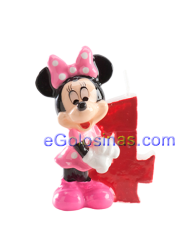 VELA MINNIE Nº 4 DEKORA