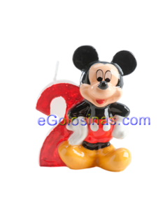 Vela Mickey Mouse Nº 2 Dekora