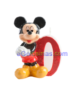 Vela Mickey Mouse Nº 0 Dekora