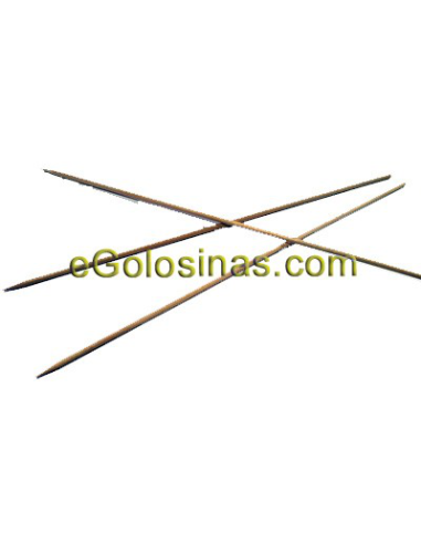 PALILLOS para BROCHETAS 25cm BAMBU 100uds