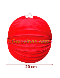 FAROLILLO ROJO 20cm 1ud