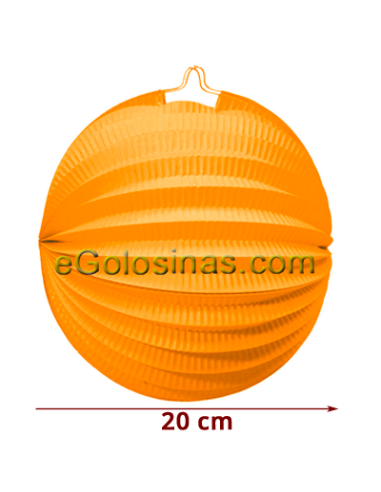 FAROLILLO NARANJA 20cm 1ud