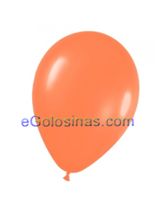 GLOBOS LATEX NARANJA 22cm 50uds