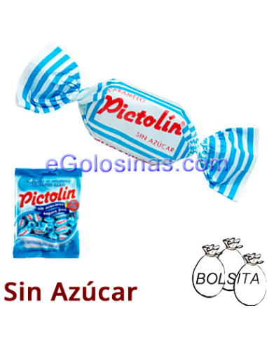 CARAMELO PICTOLIN SIN AZUCAR 12uds 65gr
