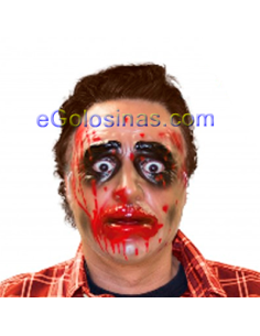 MASCARA ZOMBIE TRANSPARENTE HOMBRE