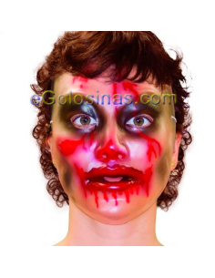 MASCARA ZOMBIE TRANSPARENTE MUJER