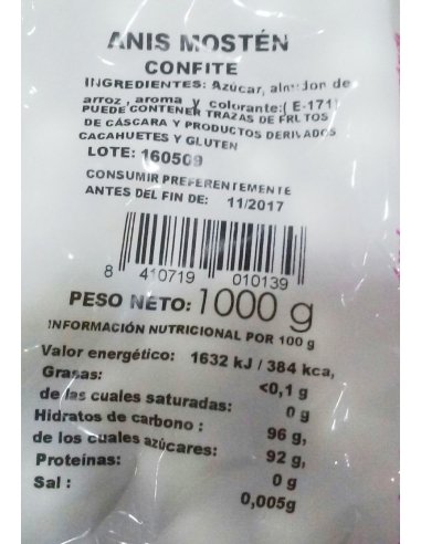 BOLITAS DE ANIS de Pifarré 1kg.