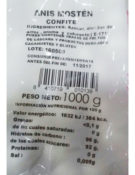 BOLITAS DE ANIS de Pifarré 1kg.