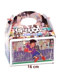 CAJITA FUTBOL GOOL 4uds