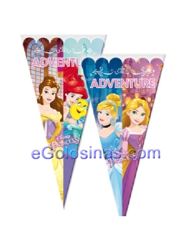 BOLSA CONO PRINCESAS AVENTURA 100uds