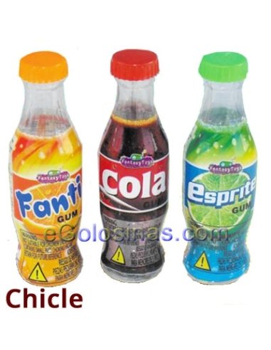 BOTELLA GUM COLA FANTI SPRATE 24uds