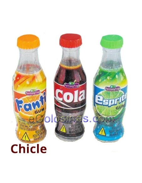 BOTELLA GUM COLA FANTI SPRATE 24uds
