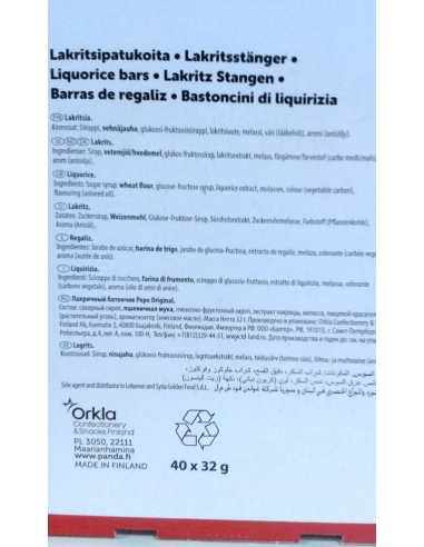 REGALIZ PEPE ORIGINAL 40uds 32gr PANDA