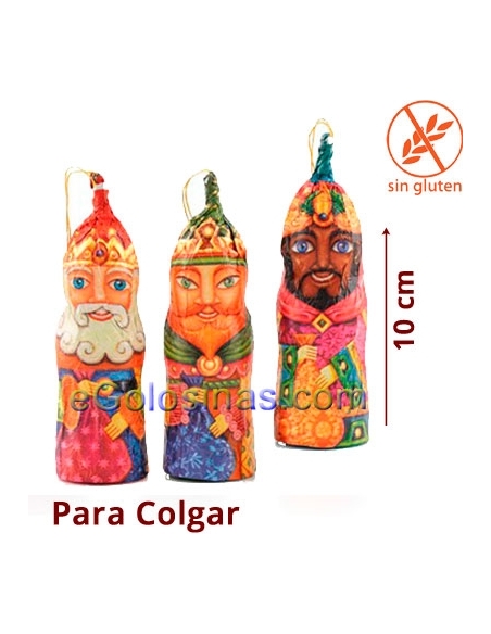 CAJITA 3 REYES MAGOS PEQUEÑOS de CHOCOLATE