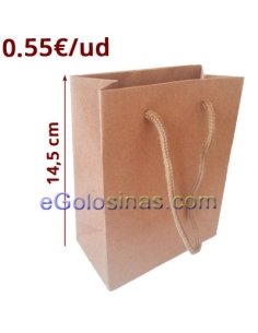 BOLSITA REGALO KRAFT 11,5x14,5cm 6uds