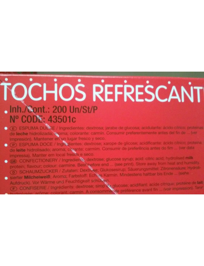 TOCHO REFRESCANTE FRESA 200uds HARIBO