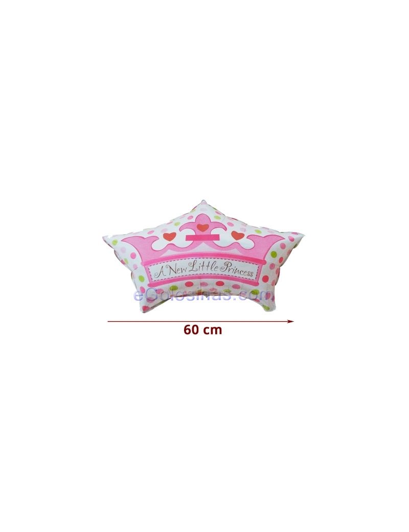 GLOBO CORONA PRINCESA MYLAR 1ud