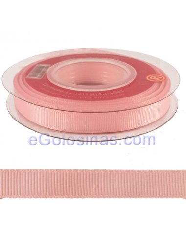 CINTA TELA LAZO ROSA 1cm 14MTS