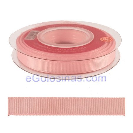 CINTA TELA LAZO ROSA 1cm 14MTS