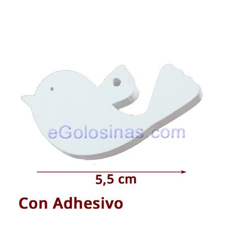 DETALLE MADERA PALOMA COMUNION 3uds