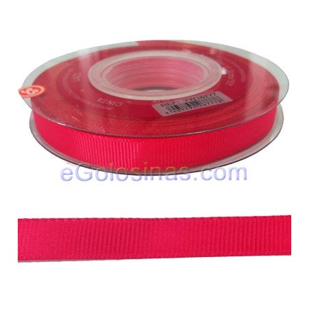 CINTA TELA LAZO FUCSIA 1cm 14MTS