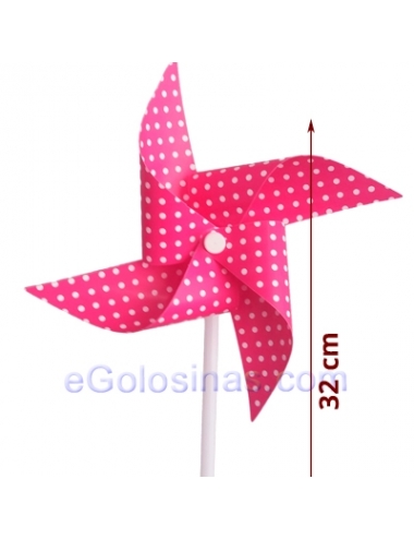 MOLINOS PAPEL TOPOS FUCSIA 3uds