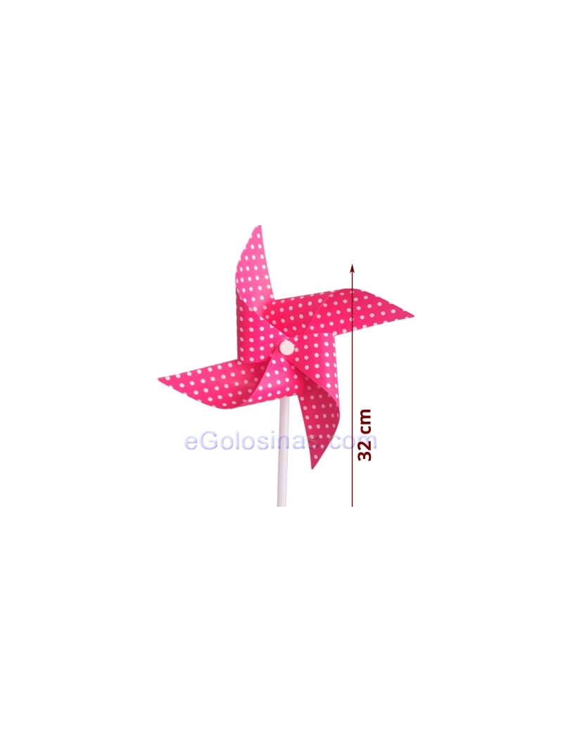 MOLINOS PAPEL TOPOS FUCSIA 3uds
