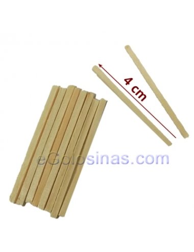 PALILLOS CORTOS MADERA 100uds