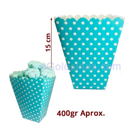CAJA PALOMITAS AZUL MESA DULCE 3uds