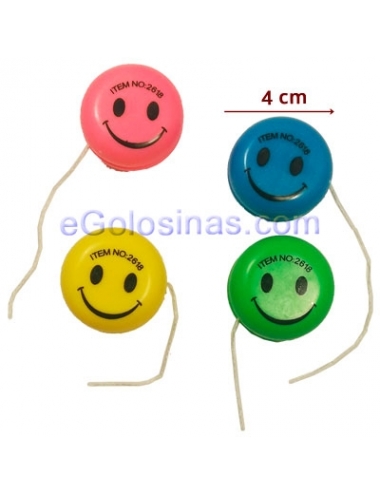 YOYOS CARAS COLORES 4uds para PIÑATAS