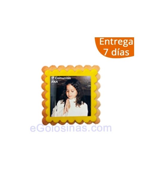 GALLETAS FOTO COMUNION PERSONALIZADA