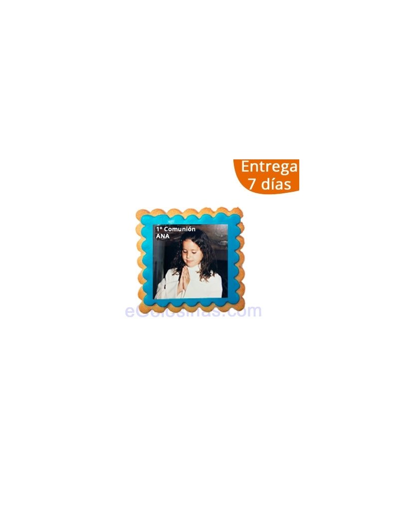 GALLETAS FOTO COMUNION PERSONALIZADA