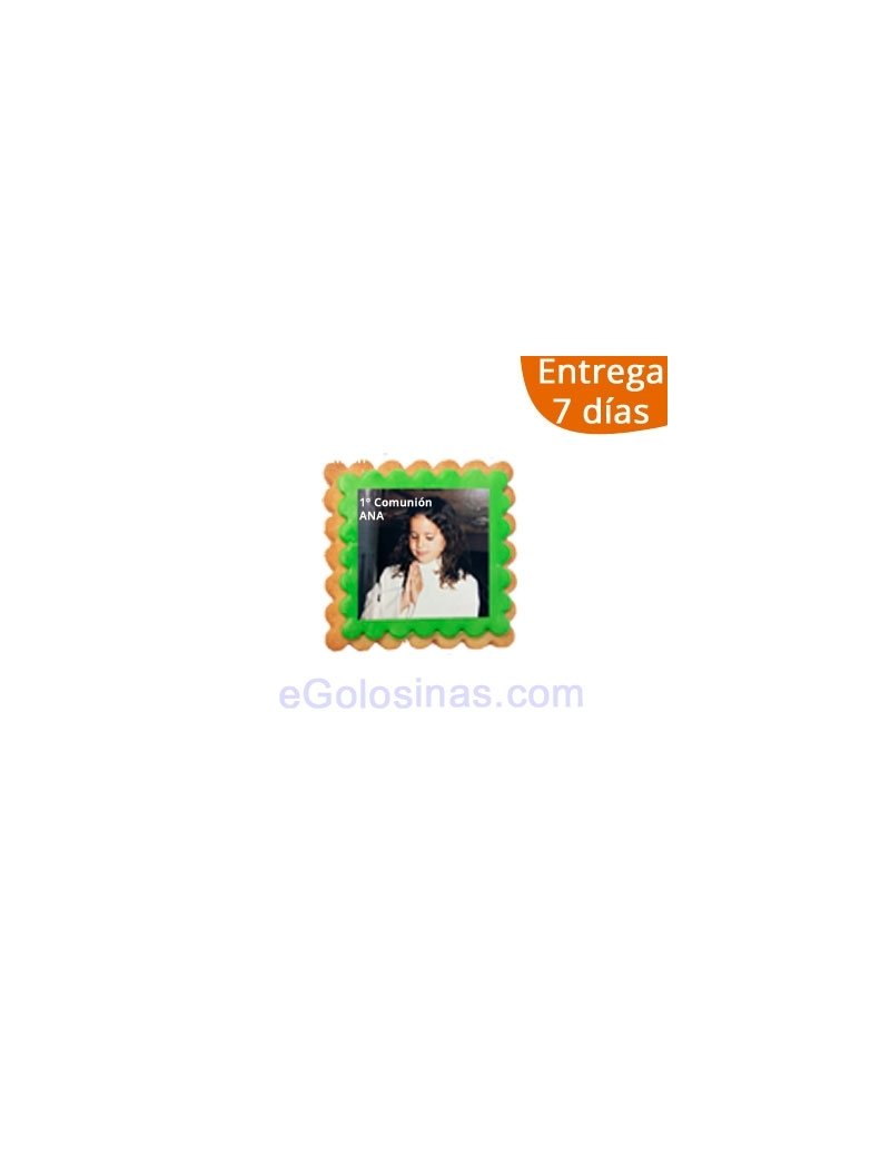 GALLETAS FOTO COMUNION PERSONALIZADA