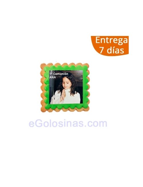 GALLETAS FOTO COMUNION PERSONALIZADA