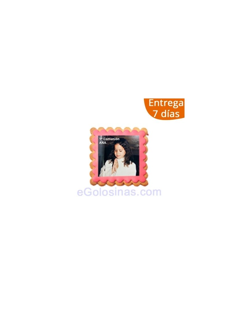 GALLETAS FOTO COMUNION PERSONALIZADA