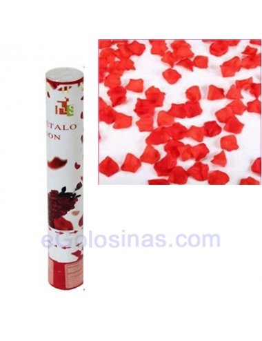 CAÑON DE CONFETI PETALOS 150uds