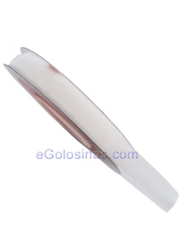 CINTA ORGANZA BLANCA 1cmx25M