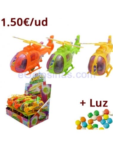 HELICOPTERO LIGHT 12uds POPKIDZ