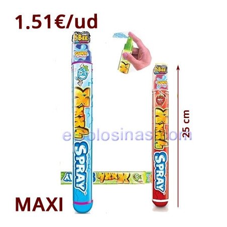 CANDY SPRAY XXXL 12uds KIDS STUFF