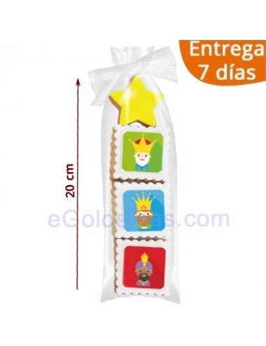 4 GALLETAS DECORADAS REYES MAGOS