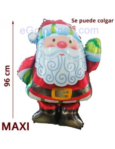 Artículos de Fiesta  NAVIDAD GLOBOS PAPA NOEL MYLAR 1metro