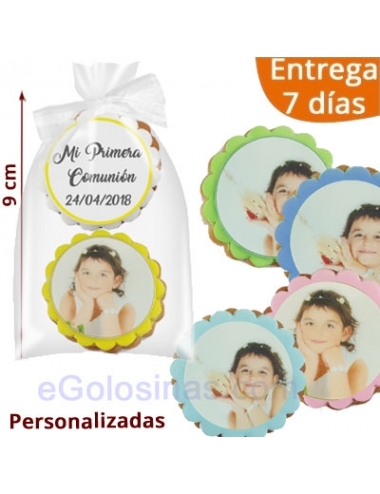 2 GALLETAS PRIMERA COMUNION CON FOTO