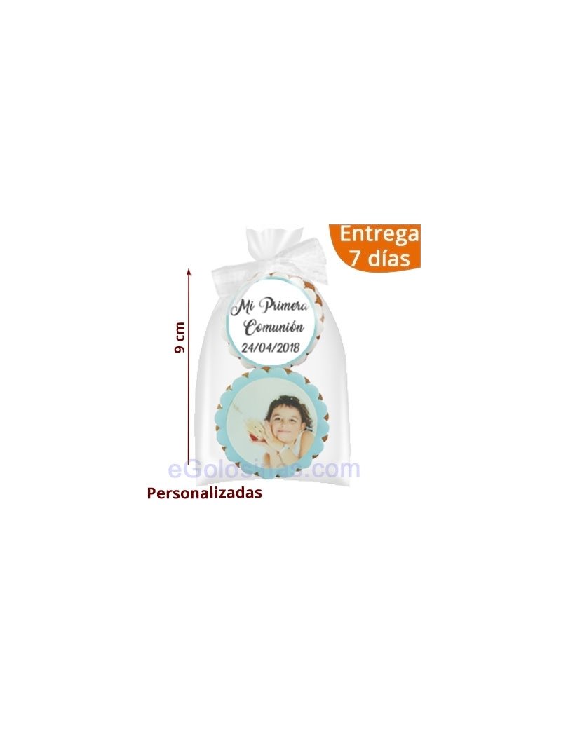 2 GALLETAS PRIMERA COMUNION CON FOTO