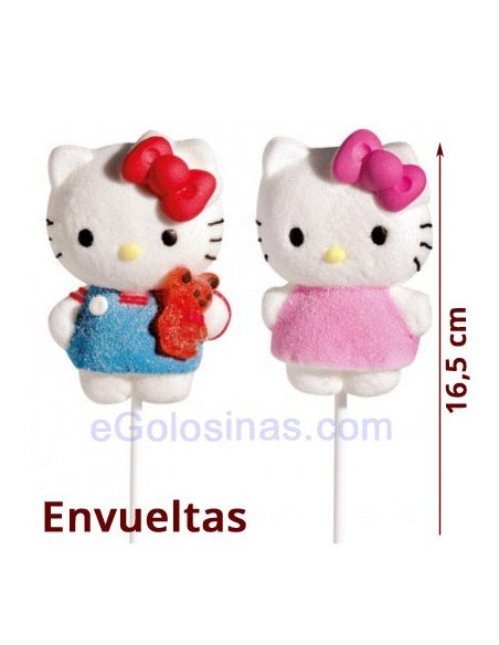 PIRULETAS NUBE HELLO KITTY 12uds DEKORA para comprar Chuches Online
