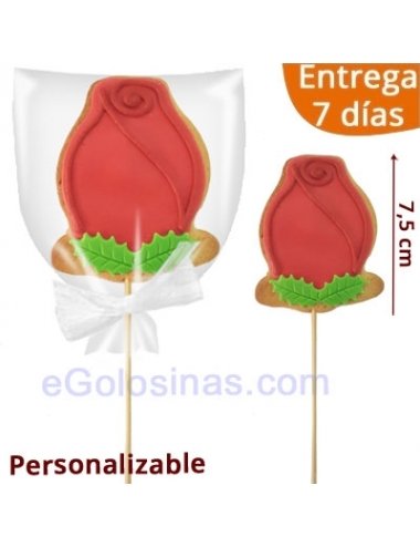 GALLETAS ROSAS PERSONALIZADA